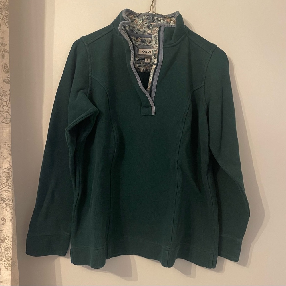 Orvis Green Pullover Sweater